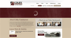 Desktop Screenshot of colbyconstructors.com